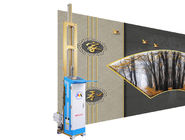 5m Schienen-verdoppeln vertikale Wand-Druckmaschine 4 Farben für Diatomee-Schlamm-Wand