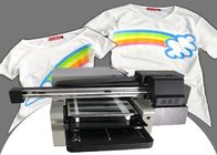 USB3.0 Cmykw Mehrfarben- UV- Flachbett- Druck-Maschinen-T-Shirt Kleider-Digital-Faser-Stoff unter Verwendung