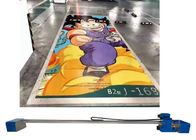 Schreibkopf-Flachbettdruck-Maschinen-UVtinte Cmykw Zkmc 2880 Dpi 2 5 Farben für Boden-Boden-Druck