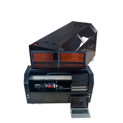 Flaschen-Etikettendrucker Printhead Auto Cleaning USB LED-UVlampen-CMYKW Dpi 3,0 720 - 1220