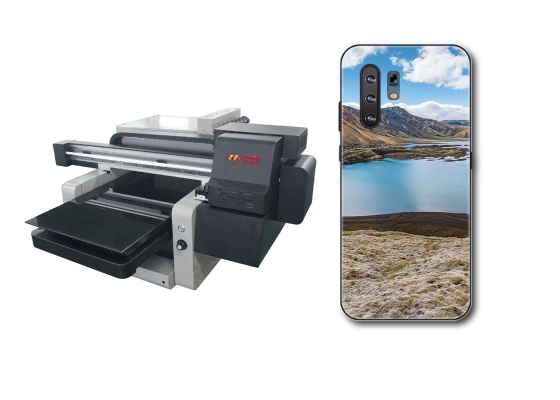 Volle automatische 5 färbt 60x40cm UVflachbettdrucker 120w